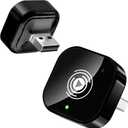 2025 Upgraded Wireless Carplay Adapter for iPhone, Plug&Play Auto-Connected Carplay Wireless Adapter Stable Fit for Cars-No Latency, BT5.3 CarPlay Dongle for Apple iPhone iOS 10+,Black