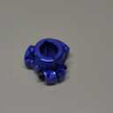 1" Bore With 1/4" Keyway Aluminum Rear Wheel Hubs For Racing Go Kart Drift Trike (Blue)