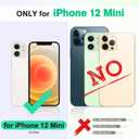 TUCCH Wallet Case for iPhone 12 Mini 5G, RFID Blocking Card Slot Stand [Shockproof TPU Interior Protect Case], PU Leather Magnetic Flip Folio Cover Compatible with iPhone 12 Mini 5.4-inch, Black