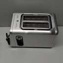 Touch Screen Toaster 2-Slice with 1.5" Wide Slots & Memory Recall | 900W Stainless Steel Smart Digital Toasters | 6 Shade Settings for Bagels & Thick Bread