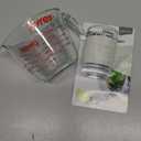 OGGI Measuring Shot Glass with Measuring Lines, 3oz / 90ml - Bartender Accessories; Pyrex Cup 8 Oz. J Handle Measuring Cup