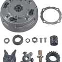 17T Semi Auto Clutch Assembly for 50cc 70cc 90cc 110cc 125cc 135cc ATV, Dirt Bike, Go Kart – Fits TaoTao, Kazuma, SUNL, Roketa – High Torque, Heat Resistant