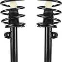 Front Complete Struts w/Coil Springs Shock Absorbers for 2001-2005 BMW 320i 325Ci 330i 330Ci, 2000 BMW 323Ci 323I 328Ci 328I, Replace for 171581 171582