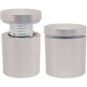 Sign Standoff Screws Advertising Stainless Steel Wall Standoff Mount Hardware for Acrylic- (3/4 in. Dia x 3/4 in. L) by Lantee 12 Pcs 19x20mm