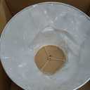 Aspen Creative 33137, Mushroom Pleated Traditional Spider Lamp Shade, Pleated White, 9" Top x 18" Bottom x 13" Slant