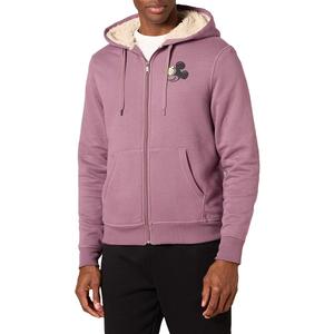 Disney | Marvel | Star Wars Men's Sherpa-Lined Full-Zip Hoodie Sweatshirts, Size S