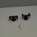 Towel Hooks for Bathrooms, Matte Black Towel Hook for Kitchen Bathroom,SUS304 Stainless Steel Coat Hook, Heavy Duty Double Towels Holder Hooks for Hanging Towels, Coats, sponges, Clothes, Wall Mount,2 Pack