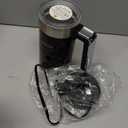 4 in 1 Electric Milk Frother: 10oz/350 mL Large Capacity Electric Milk Steamer for Hot and Cold Milk Froth - Automatic Milk Frother & Warmer for Latte, Cappuccinos, Macchiato, Hot Chocolate