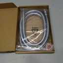 Shower Hose Extra Long 99 Inches Stainless Steel Handheld Shower Head Hose with Brass Insert and Nut - Durable and Flexible