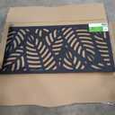 2'x4' Sanibel Decorative Screen, Black 6 Pack