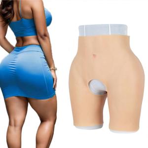 Dabron Silicone Butt Lift Pants Fake Buttock Pants Butt Hip Enhancer pants for Women or Men (L)