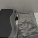 Portable Small Dog Seat for Car, Luxury Center Console Dog Car Seat Booster with Safety Tethers, Anti-Collapse Pet Travel Carseat for SUV, Truck (Black/Grey) (Black/Dark Gery)