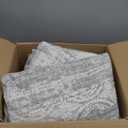 Washable Rugs 8x10 for Living Room - Stain Resistant Non-Shedding Modern Abstract Area Rug, Soft Thin Indoor No Slip Carpet for Bedroom, Dining Table, Home Office - Charcoal Grey (8'x10')