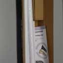 YNL White Shower Curtain Rod 36-68 Inch(3-5.67ft), No Slip No Drill Stainless Steel Spring Tension Curtain Rod, No Rust Shower Rod Adjustable For Bathroom closet