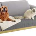 Tcksstex Waterproof and Non-Slip Dog Bed Cover and Pet Blanket Sofa Pet Bed Mat car Incontinence Mattress Protectors Furniture Couch Cover for Most Cats Dogs,Pets30x70-Dark Grey (30x70Inch (Pack of 1))