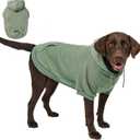 Tuff Pupper Dog Hoodie | Premium Quality Insulated Fabric | Ultra Soft Interior for Superior Comfort | Elastic Cuffs & Drawstring for Warmth | Stretch Fit Suitable for All Breeds (Teal, XL)