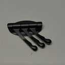 Angle Simple Towel Hook Matte Black 2 PCS, Metal Swivel Folding Robe Hook, Hand Towel Holder, Heavy Duty Clothes Hanger for Bathroom RV Wall Mount