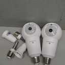 SYMYNELEC Light Bulb Security Camera: 5G WiFi Socket Camera Outdoor - Wireless Lightbulb Camera Waterproof for Home with 3K Night Vision Motion Detection 2Packs