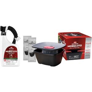 Ortho Home Defense Mosquito Bundle, Includes Backyard Mosquito and Bug Killer Ready-to-Spray, Mosquito Kill and Prevent Station