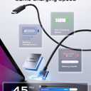 Amavasion USB-C to Magnetic 3 Charging Cable (6.6ft), 140W Fast Charging Replacement for MacBook Air & Pro, Secure Magnetic Connect, Braided Cable Black