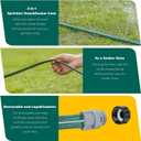 Sprinkler Soaker Hose 50ft for Garden Lawn, Watering Pipe with Holes, High-Efficiency Water-Saving Garden Irrigation System, Drip Hose Sprinkler