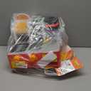 Restaurant Play Food Set Toy, 40+ PCS Fast Food Playset with Potato Cutter, Simulated Frying Effect & Lights, Order, Card & Drink Station, Interactive Role Play Toy Easter Birthday Gift for Boys Girls