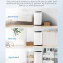 Midea Portable Washing Machine, 0.9 cu. ft with 6 Cycles, Drum Clean, Quick, Stainless Steel Tub, Transparent Lid, LED Display Washing Machine, White