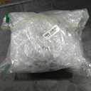 JMEXSUSS Christmas Lights, 8 Modes Waterproof Christmas Light Outdoor Plug in, Clear Wire String Lights Indoor Bedroom 500LED White 163ft