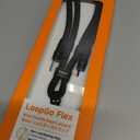 TORRAS Phone Lanyard Crossbody with 2 Phone Tabs, Adjustable Anti Theft Phone Strap for All Phones, Premium Metal Buckles, Skin-Friendly, Universal Cell Phone Neck lanyard for Travel Essentials, Black