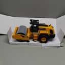 YySiRui Steam Roller Toy, 15" Road Roller Toy, 1:10 Scale Classics Roller Truck Toy, Real Working Parts, with Motion Drive Technology & Lights & Sounds, Indoor/Outdoor Play, Ideal Sand/Beach Toy