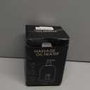 Massage Oil Warmer Heater with Dual 8.5oz Massage Oil Bottles & Funnel, Adjustable Temp (86149F) & Timer (0.524H), Compact & Quiet Heated Lotion Warmer Dispenser for Spa, Salon, Home Use (Black)