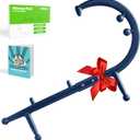 Trigger Point Massage Cane - Ergonomic Therapy Cane Self-Massage Hook for Back, Neck, Shoulder - Full-Body Muscle Pain Relief - Lightweight, Portable & BPA-Free, Gift for Men & Women (Royal Blue)