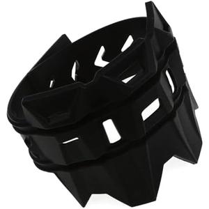 VOZINMOST Motorcycle Universal Exhaust Heat Shield Cover Muffler Pipe Guard Leg Anti Hot Silencer Guard Anti-scalding Protector Ring For Muffler Tailpipe（Black）