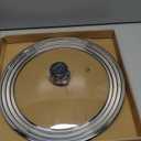 Pan Lid Fits 11, 12 & 13 Inch Cookware, Universal Lid for Pots, Pans and Skillets,Replacement Frying Pan Cover with Tempered Glass Top, Stainless Steel Cast Iron Skillet Lids - Heat Resistant Handle