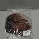 Long Ginger Orange Wigs with Bangs 26Inch Wavy Curly Hair for Women Tangle Free Soft Natural Looking Premium Heat Resistant Protein Fiber Daily Party Use