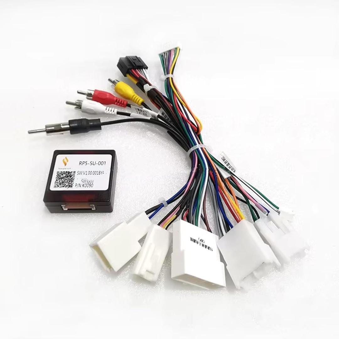 16pin Car Radio Stereo Power Retrofit Wiring Harness Adapter fits for Subaru Legacy Outback Forester XV Crosstrek Support Harman Kardon Amplifier with XP canbus