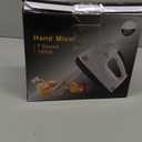 Electric Hand mixer - 7 Adjustable Speed 180W Handheld Mixer Electric Whisk with 5 Stainless Steel Accessories, Turbo Boost/Self-Control Speed + Eject Button Food Beater for Cakes Eggs