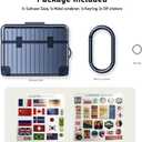 AirPods Pro 2 Case Cover, KOREDA Cute Funny Suitcase Design Hard Case for Airpods Pro 2nd Generation/1st Generation (2023/2022/2019) with Cleaner Kit, Blue