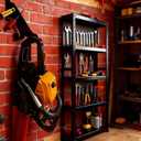 Chainsaw Holder, 2 Pack Wall Mounted Chainsaw Hanger, Garage Chainsaw Storage Rack, Hanging Yard Tools Garage Storage Shed Organizer Mounted Chainsaw Rack