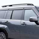 Side Window Deflector Visors Compatible with Hyundai Santa Fe 2024 2025 2026 Acrylic Smoke Tinted Sun Rain Wind Guards Shield Vent Cover Exterior Car Accessories 6PCS