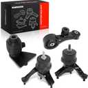A-Premium 4PCS Engine Motor Mount and Transmission Mount and Torque Strut Mount Kit Compatible with Toyota Venza 2009-2016 3.5L, Automatic Transmission, Replace# 123630P070, 123720H090