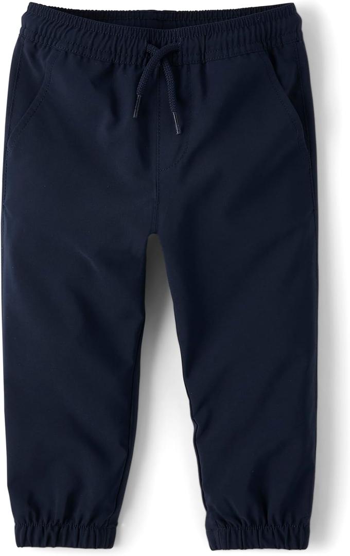and Toddler Quick Dry Pull on Jogger Pants (3T, New Navy)