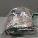 Lahome Oriental Washable Round Area Rug, Non-Slip Round Rugs 6ft Ultra-Thin, Soft Large Throw Circle Carpet for Living Room Bedroom Kitchen Nursery, Brick Red