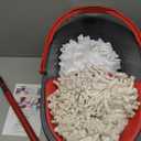 O-Cedar EasyWring Microfiber Spin Mop & Bucket Floor Cleaning System + 2 Extra Refills, Red/Gray