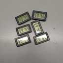 6 Pack Mini Small Digital Hygrometer Thermometer Indoor Temperature and Humidity Meter Gauge with Temp Humidity Sensor Monitor Fahrenheit (℉) for Jars,Home,Room