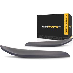For Chrysler 300 2011-2014 Bumper Cover Molding Driver and Passenger Side | Pair | Front | Upper | Paint to Match | CH1046107, CH1047107 | 68156953AA, 68156952AA