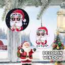 67 Funny Christmas Ornament  67 Meme Black Santa Says Six Seven Acrylic Ornament, Teen Slang Meme Xmas Tree Decor, Viral for Gen Z Teen Boys Girls