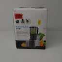 Cold Press Juicer, 5.8" Wide Feed Chute Juice Extractor Machine with 400W, High Juice Yield, Slow Masticating Juicer for Whole Vegetables & Fruits, Metallic Silver