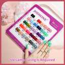 JODSONE 30 Colors Gel Nail Polish Set Same Color Same Bottles 6 PCS of Functional Gel Polish
