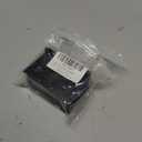 M6192 Sliding Shower Door Bottom Guide, 1/2 in. Channel, for use with up to 7/16 inch Thick Glass Panels (Black 2 Pack)